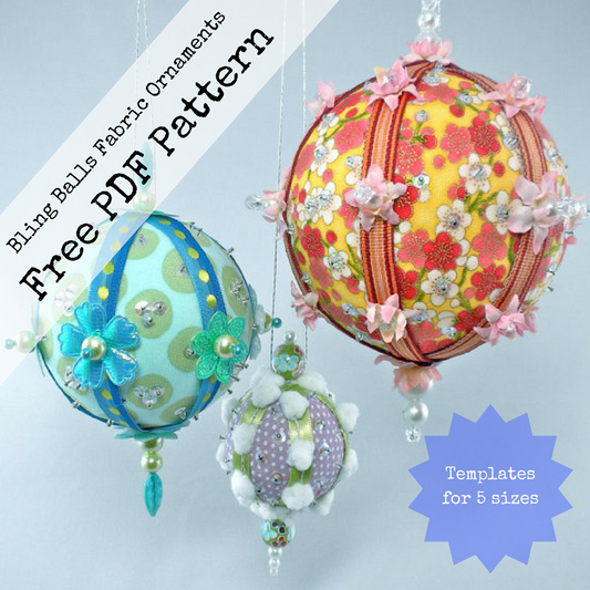 Free Christmas Ornament PDF tutorial by La Todera