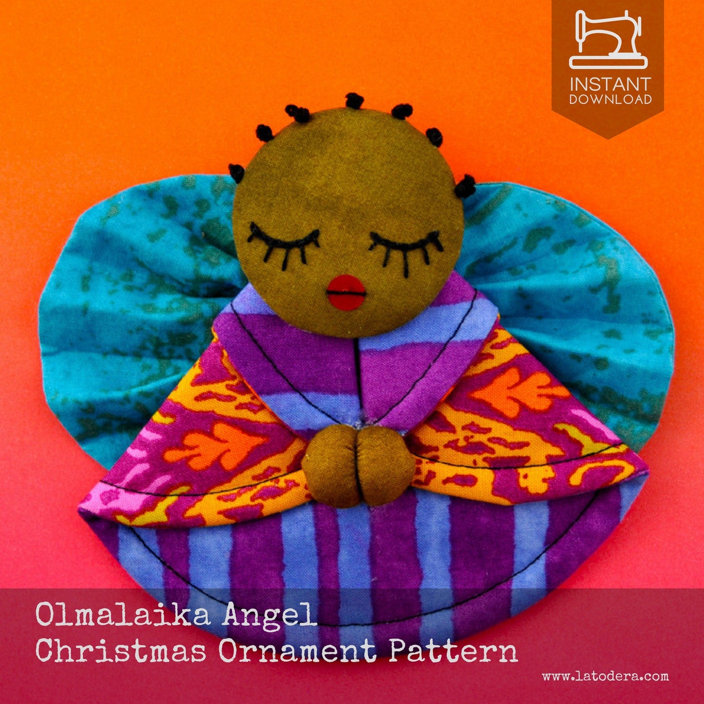 Olmalaika Angel Ornament Pattern- Instant Download - La Todera