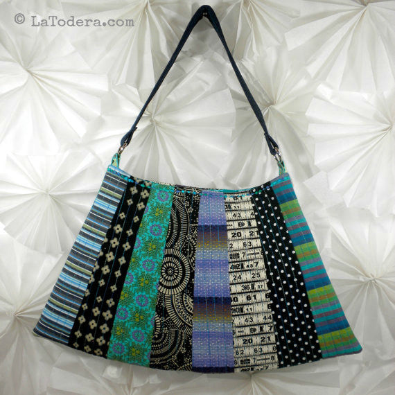 DIY Asian Fan Purse Tutorial - PDF Sewing Pattern - La Todera