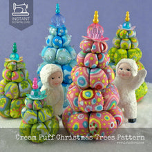 DIY Mini Fabric Christmas Trees Pincushion Tutorial - PDF Sewing Pattern - La Todera
